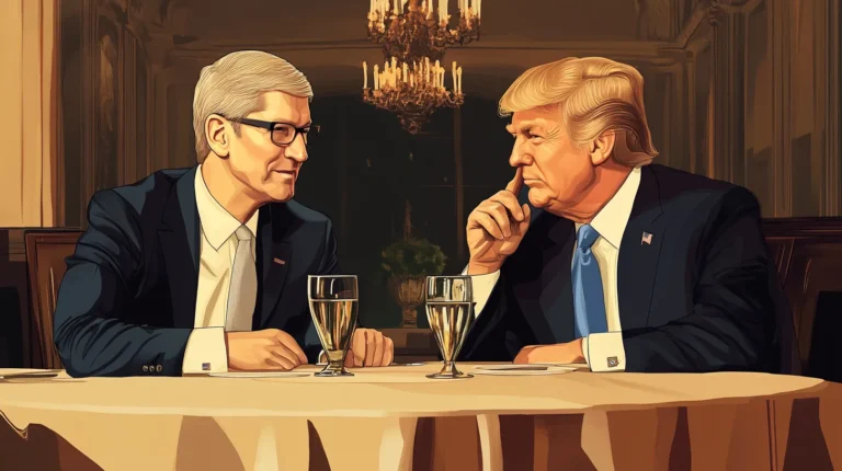 Tim Cook se encontra com Donald Trump em Mar-a-Lago